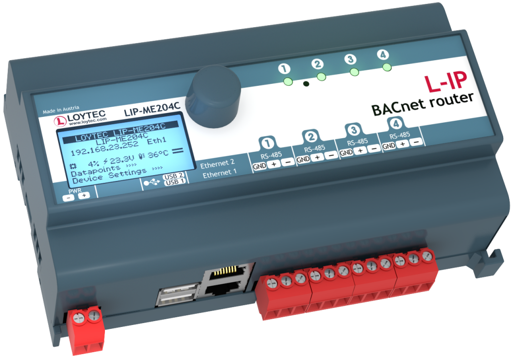 LIP-ME204C BACnet/‌IP Routers